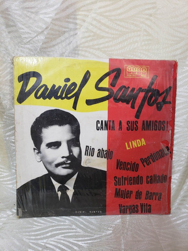 Daniel Santos Canta A Sus Amigos Disco Lp Vinilo Acetato