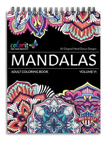 Colorit Mandalas Para Colorear El Volumen Vi, Encuadernado E