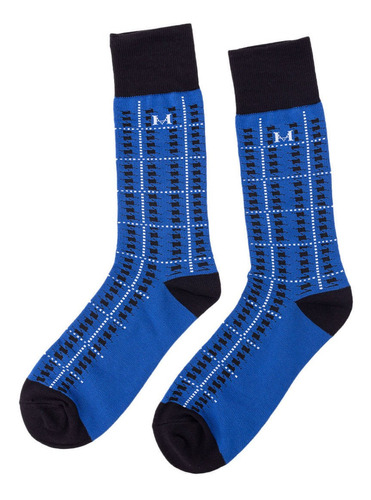 Medias Almirante Azul Rey Mh Socks Mario Hernández