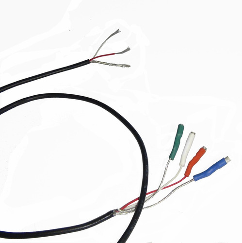 Cables Para Brazo De Tocadiscos Y Bandejas 2 Canales + Masa 