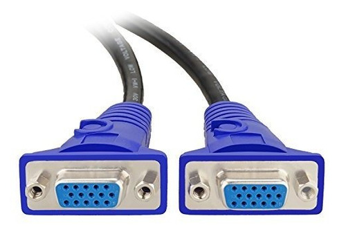 Accesorio Pc Cklau Cable Divisor Vga 1 2 Dama