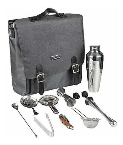 Kit De Viaje Jillmo Bartender, Set De Coctelera De 11 Piezas