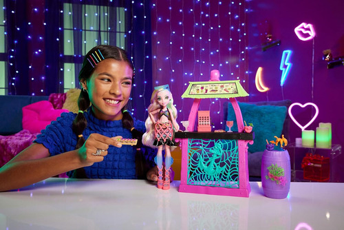 Monster High Lagoona Blue Scare-adise Island Snack Shack (Usado)