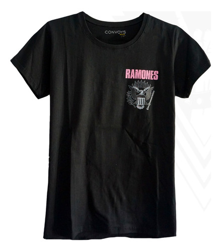 Remera Ramones Pink Gabba Gabba - Talle Unico Dama Convoys 