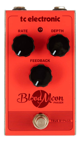 Pedal Tc Electronic Blood Moon Phaser Estilo Vintage Filtro Color Rojo