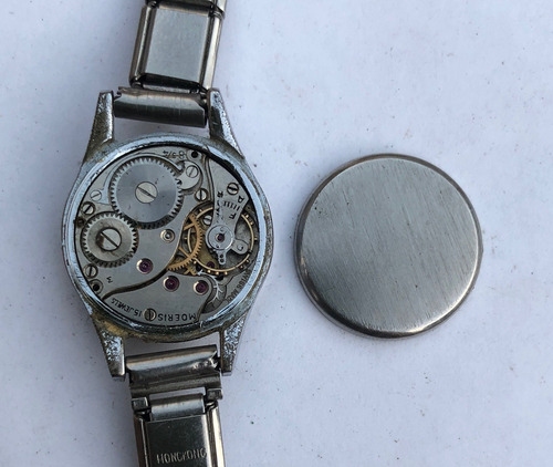 Reloj Moeris 15 Jewels, S. Made, Calibre 8 3/4 Para Repuesto (Usado)