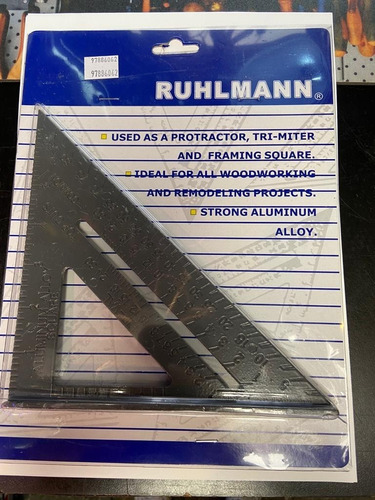 Escuadra Multiangulo Aluminio  Ruhlmann Ru15500