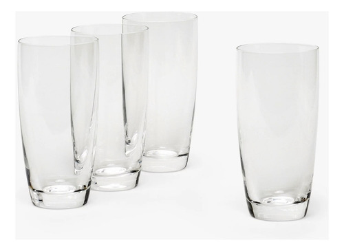 Imagen 2 de 4 de Set X 4 Vaso Vidrio Agua Licuados Jugos 500 Cc Pasabahce