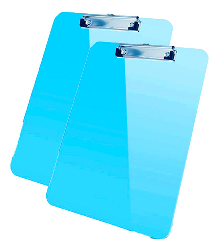 Kit X2 Porta Block A4 Placa Acrilica Sujeta Papeles Ibicraft