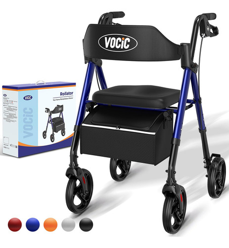 Andadera Para Personas Mayores Plegable Con Asiento