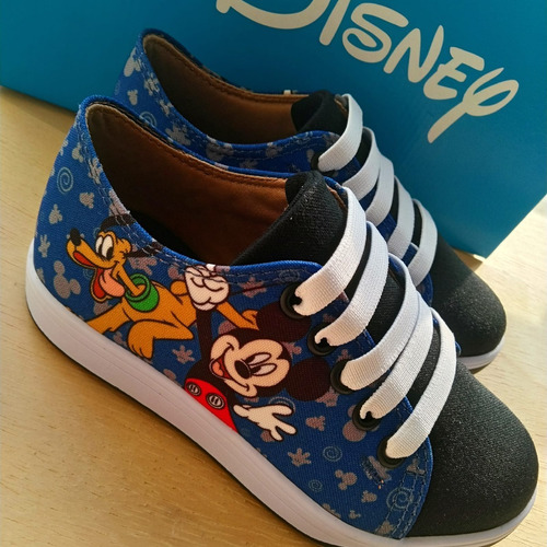 Imagem 3 de 3 de Tênis Infantil Disney Personagens Mickey Minnie Princesas