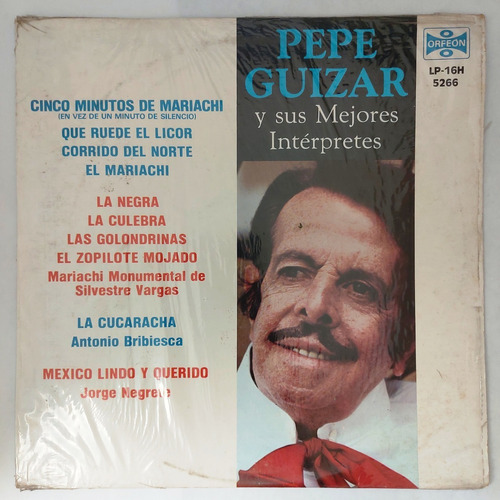 Pepe Guizar - Y Sus Mejores Interpretes   Lp
