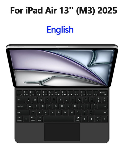 Funda Magic Keyboard Para Tableta Táctil iPad Air De 13 PuLG
