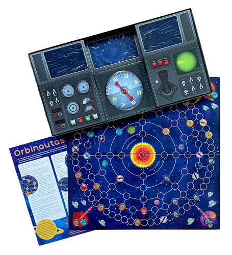 Orbinautas / Travesía Espacial - Juego De Mesa Son 2 Juegos En 1