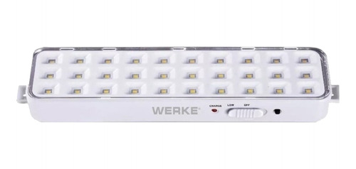 Imagen 1 de 1 de Luz de emergencia Werke LT2003 LED con batería recargable 220V blanca
