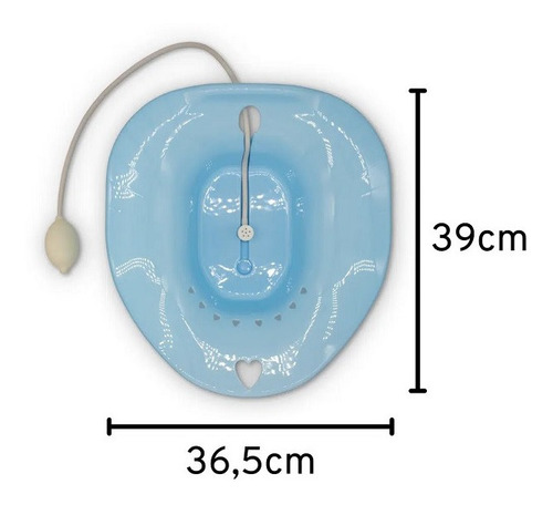 Imagem 3 de 9 de Bacia Para Banho De Assento E Higiene Íntima Longevitech