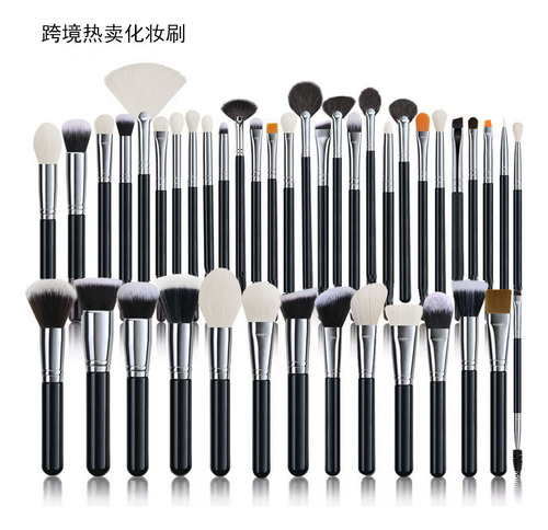 Set De 30 Brochas De Maquillaje Para Ojos Y Rostro