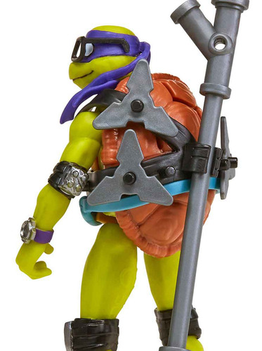 Tartarugas Ninja: Histórias Mutantes, Boneco 12cm Acessórios