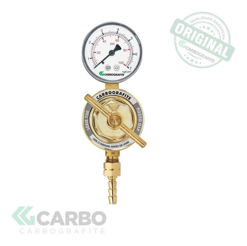 Regulador De Pressão Carbografite Posto Glp/gn Série 700