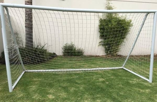 Imagen 2 de 10 de Porteria Futbol Estructura Acero 3.65 X1.99 Envio Mismo Dia