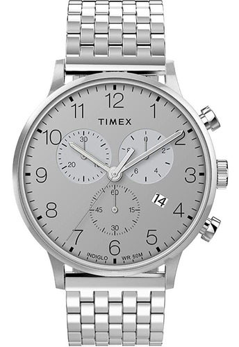 Timex Reloj Waterbury Classic Chrono 40mm Para Hombre Caja Y