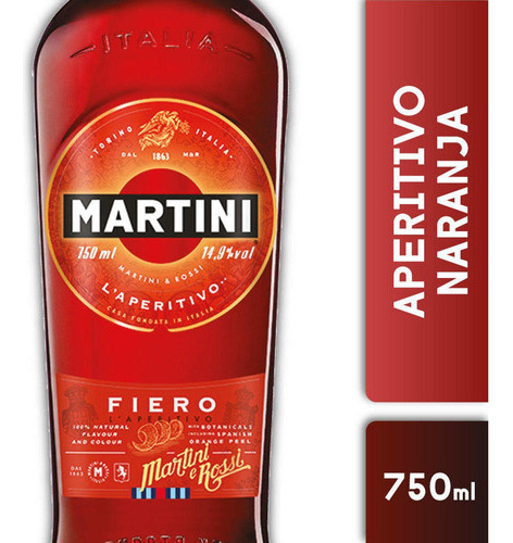 Vermouth Martini Fiero 750cc 1 Unidad