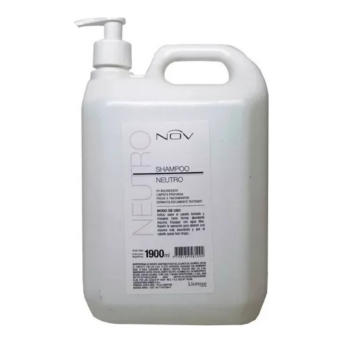 Shampoo Neutro Nov X 1900ml