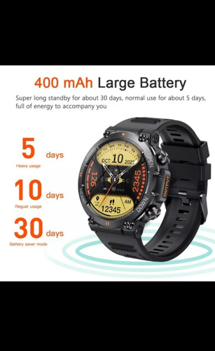 Imagen 6 de 8 de Reloj Inteligente L15 Ip68 Para Hombre, Resistente Al Agua,