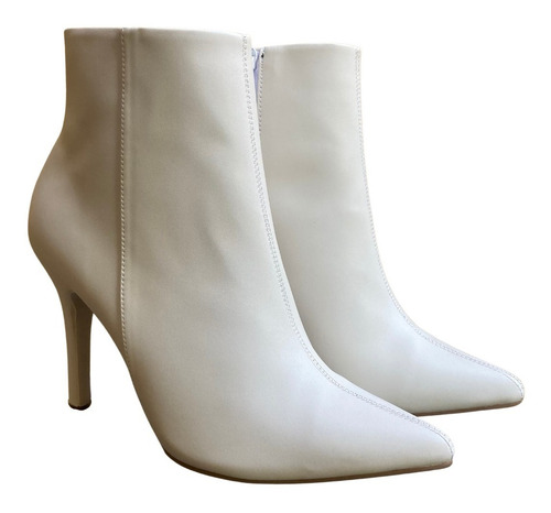 Imagen 6 de 10 de Botín Puntal Mujer Felipe Rentería Moda Tacón Aguja 10cm