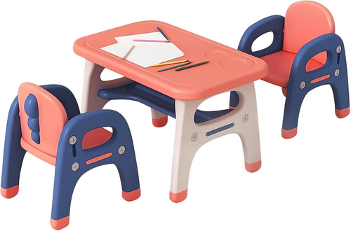 Juego De Mesa Y Sillas Para Niños, Mesa De Actividades Para 