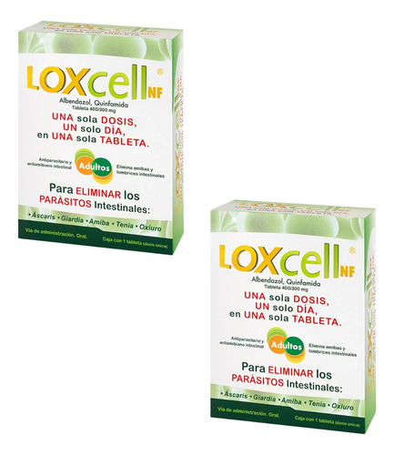 Loxcell 400/300 Mg C/1 Tab Pack C/2 Pzs