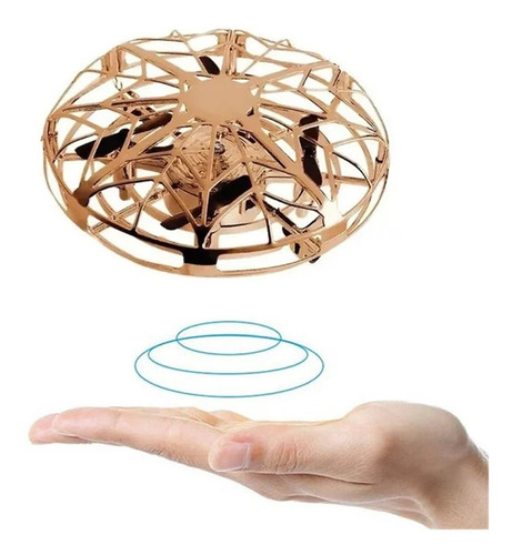 Dourado Quadricoptero Ufo Sensor - Polibrinq Dn10005
