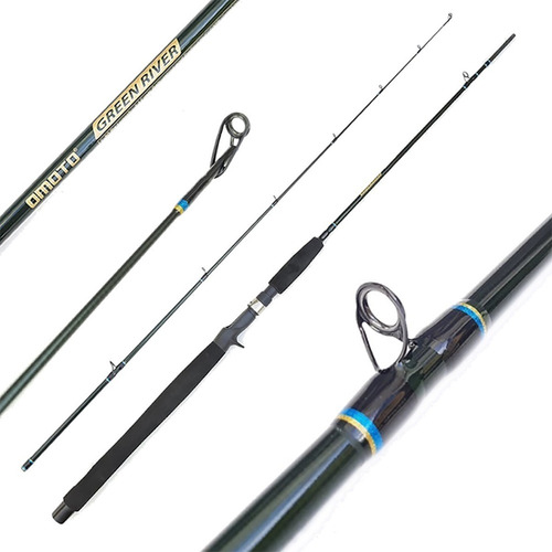 Caña Omoto Green River Trolling 2 Tramos Baitcast 20 - 40 Lb