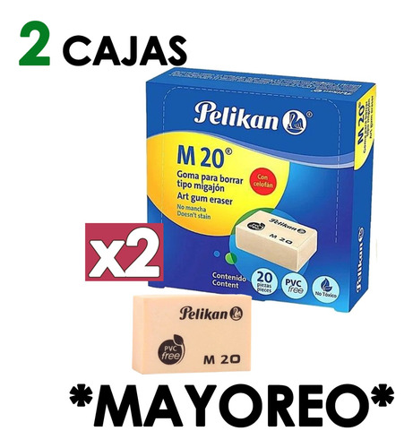 Borradores Escolares Gomas Tipo Migajon No Mancha Mayoreo
