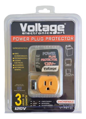 Protector De Voltage 120v  | Tv | Pc | Aires | Lavadoras