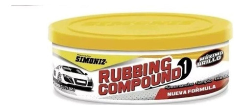 Rubbing Compound Crema Para Carro Auto Simoniz 200gr