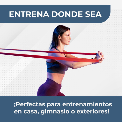 Ligas Resistencia 5 Bandas Elastica Pull Up Crossfit Entrena
