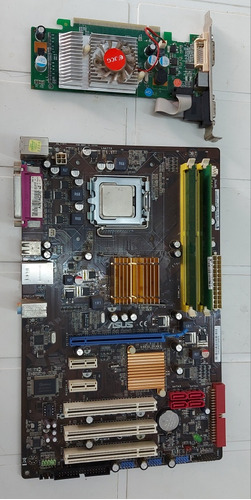 Placa Mae Asus P5ql Se Com Processador E Memorias Kit05