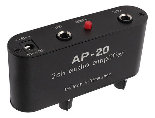 Amplificador Estéreo De 2 Canales Professional Balance 6.35