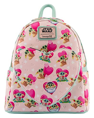 Mochila Loungefly Star Wars Grogu Baby Yoda Valentines