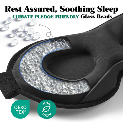 2pzs Antifaz 3d Dormir Respirable Adjustable Ojos Máscar Gafas KOPIRA , La Máscara De Ojos Para Dormir 3d , Viene Con 2 Pares De Tapones Para Los Oídos