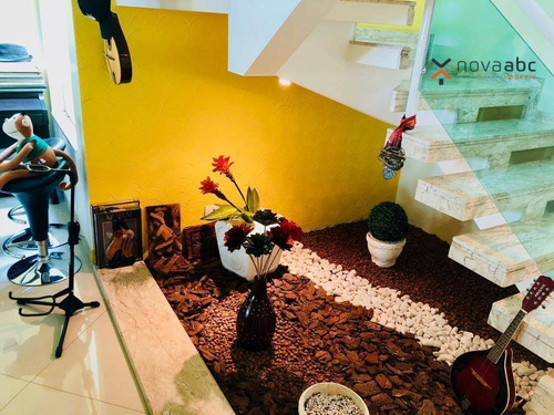 Sobrado Com 3 Dormitórios À Venda, 195 M² Por R$ 901.000 - Parque Das Nações - Santo André/sp - So0410