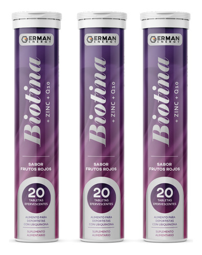 Biotina German Energy Pack 3