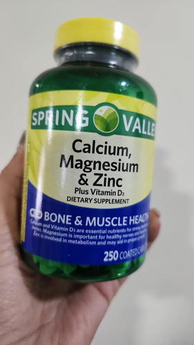 Suplemento Spring Valley, Calcio, Magnesio, Zinc Y Vitaminas