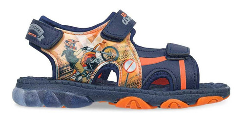 Imagen 2 de 8 de Sandalias Crosto Azul Para Niño Los Gomosos
