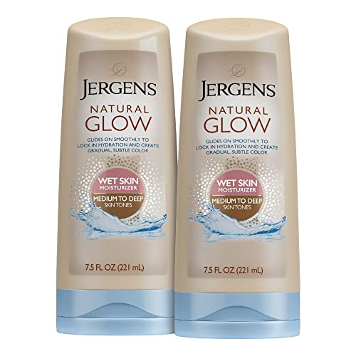 Jergens Natural Glow Loción Para La Ducha, Autobronceador Pa