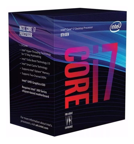 Micro Procesador Intel Core I7 8700 4.6ghz Coffe Lake Envio