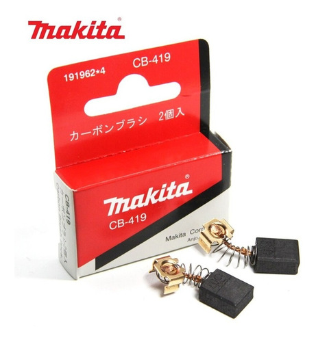 Juego De Carbones Makita Originales Cb-419 Bguemes