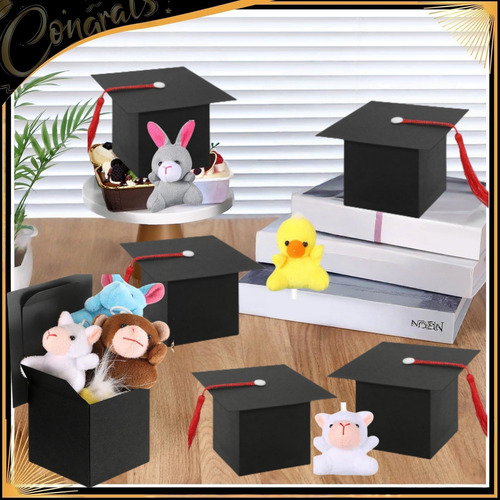 24 Cajas Dulces Graduacion Juguetes Peluche Animales