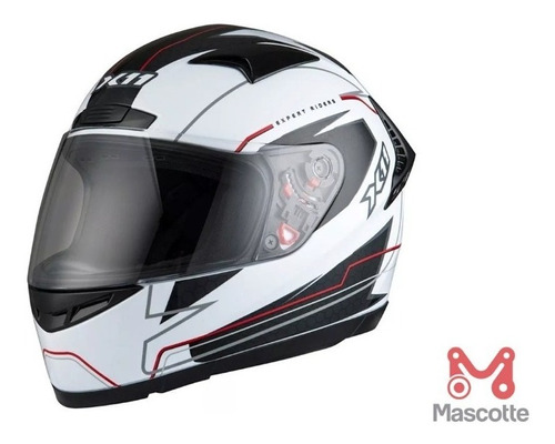 Capacete Volt Branco Brilhante X11 Tamanhos 58/60